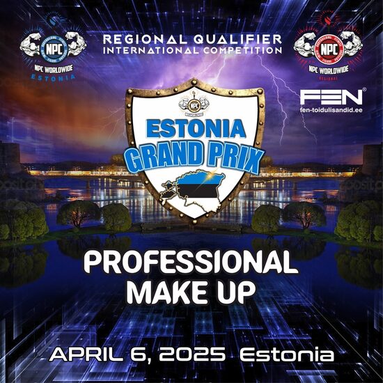 NPC Estonia Grand Prix Stage make up